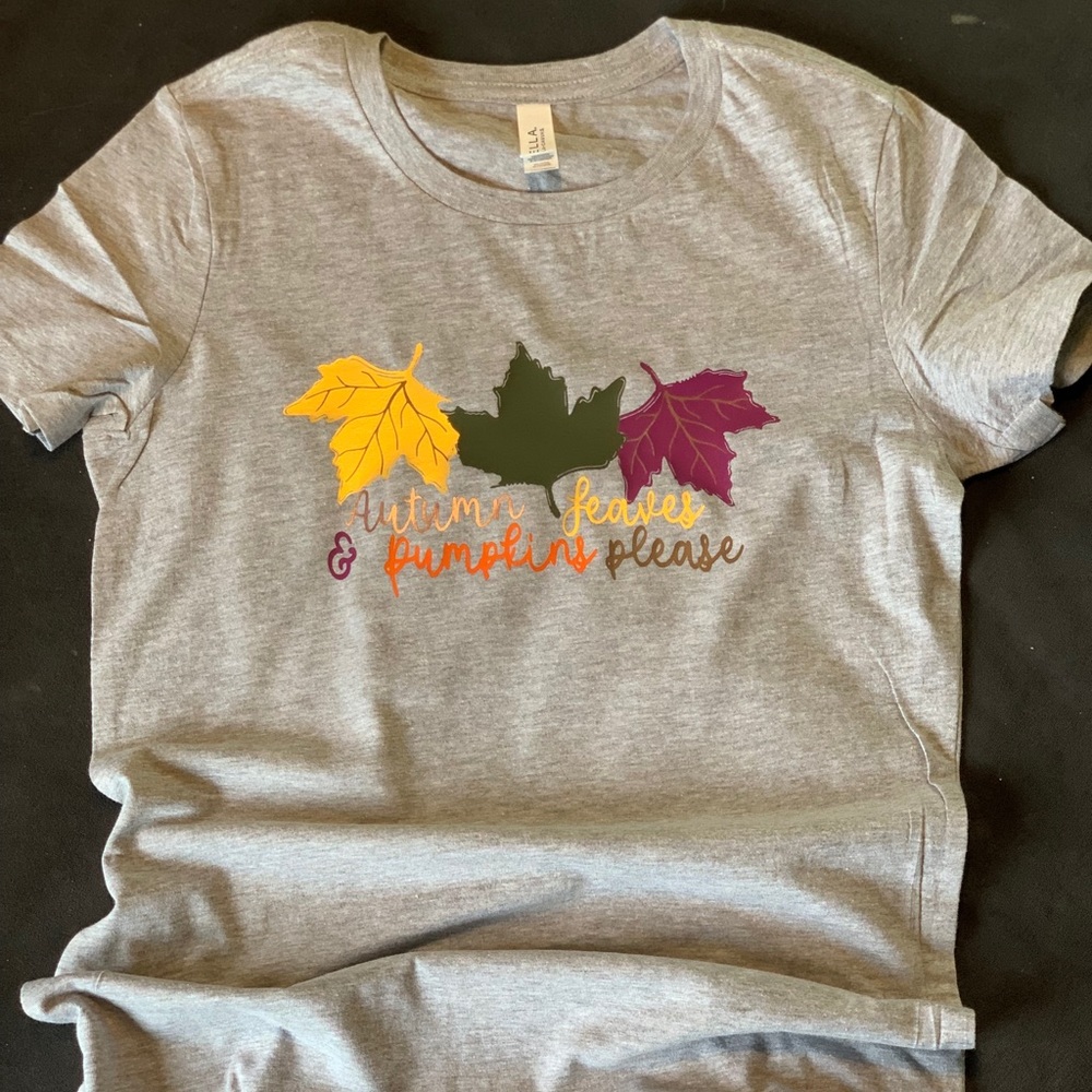 Autumn leaves and pumpkins please shirt,fall shirt